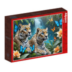Two Leopards - 1000 Piece Jigsaw Puzzle (Alipson)