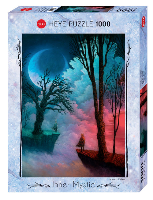 Worlds Apart by Andy Kehoe – 1000 Piece Jigsaw Puzzle (Heye Inner Mystic Collection) - Completed Puzzle