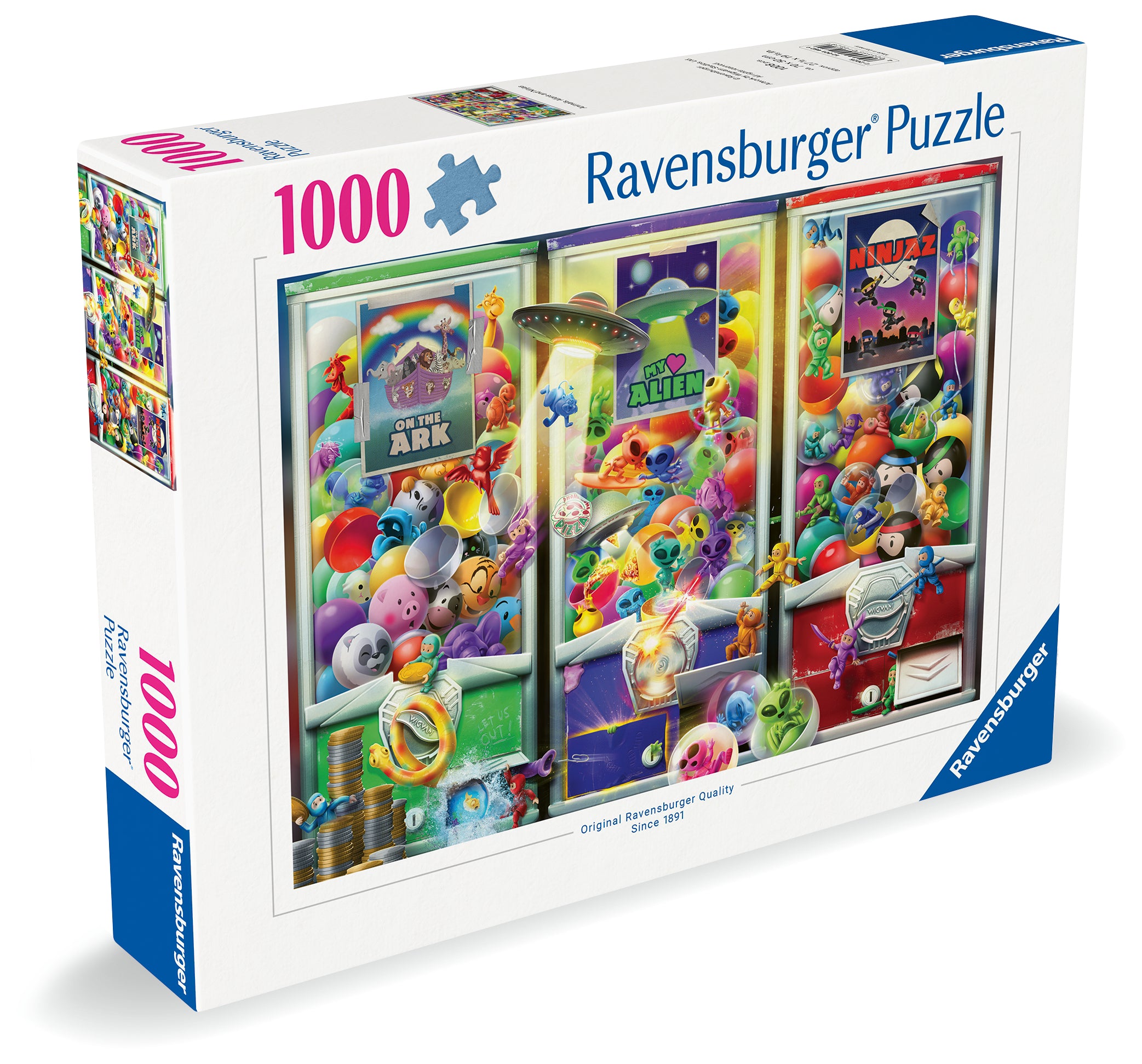 Animals, Aliens and Ninjas - 1000 Piece Jigsaw Puzzle (Ravensburger)