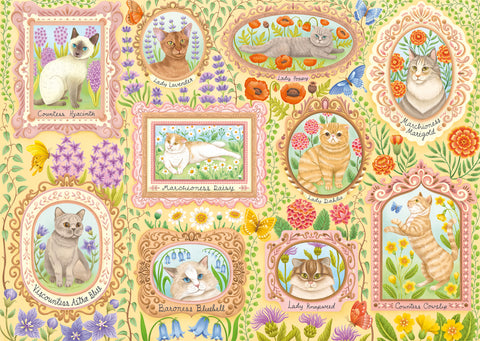 Aristocratic Cats – 1000 Piece Jigsaw Puzzle (Schmidt)