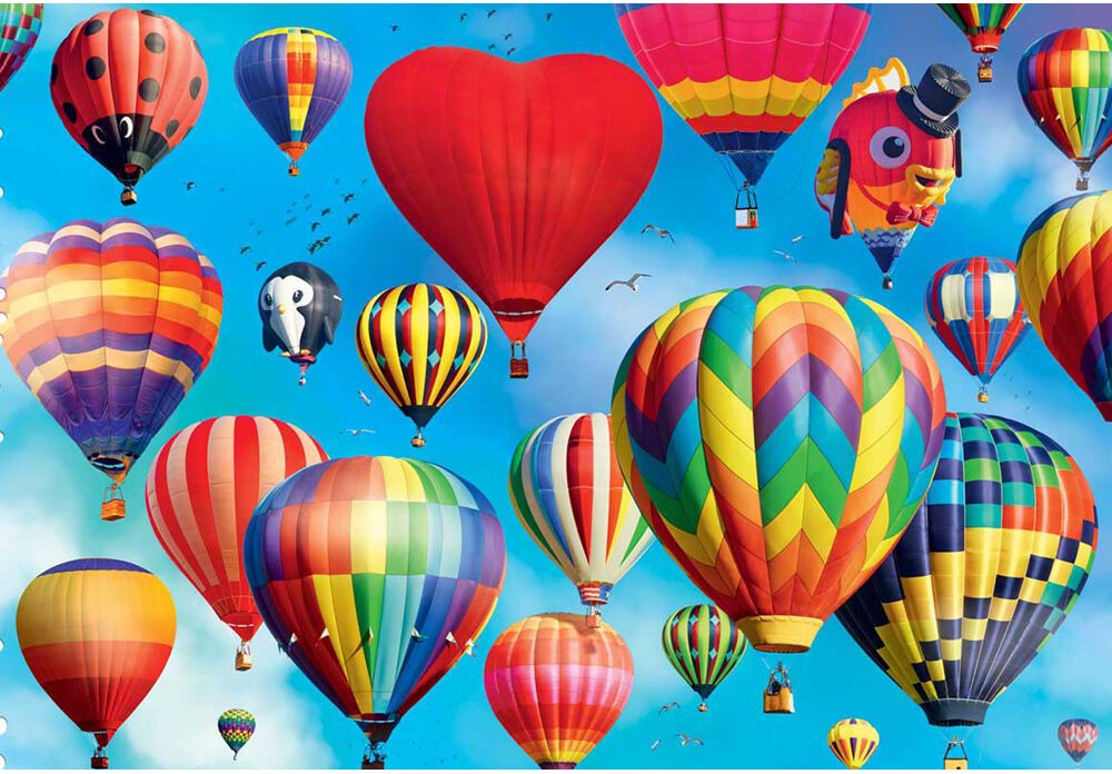 Artwork: Colourful Balloons – 600 Piece Jigsaw Puzzle (Trefl)