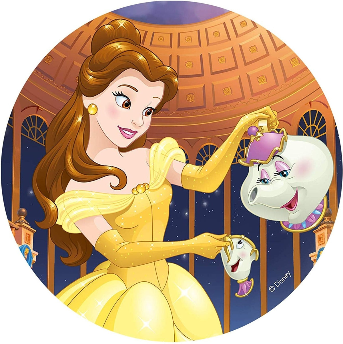 Artwork, puzzle 2 of 4: Disney Princess – 4 In 1 Round Puzzles – Jigsaw Puzzle (Jumbo)