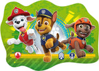 Artwork, puzzle 3 of 4: Ravensburger 3028 Paw Patrol 4 Large Shaped Jigsaw Puzzles (10,12,14,16 piece)