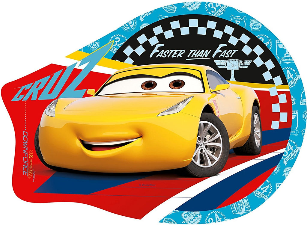 Artwork, puzzle 4 of 4: Ravensburger Disney Pixar Cars 3, 4 Large Shaped Jigsaw Puzzles (10,12,14,16pc)