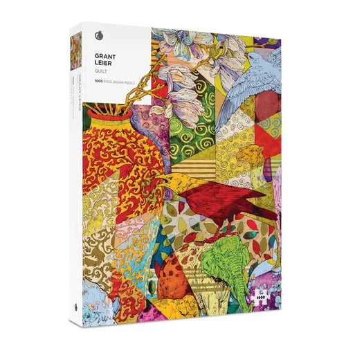 Quilt by Grant Leier – 1000 Piece Jigsaw Puzzle (Pomegranate)