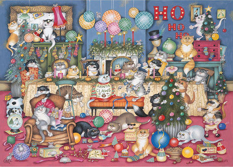 Artwork: Feline Festivities – 1000 Piece Jigsaw Puzzle (Gibsons)
