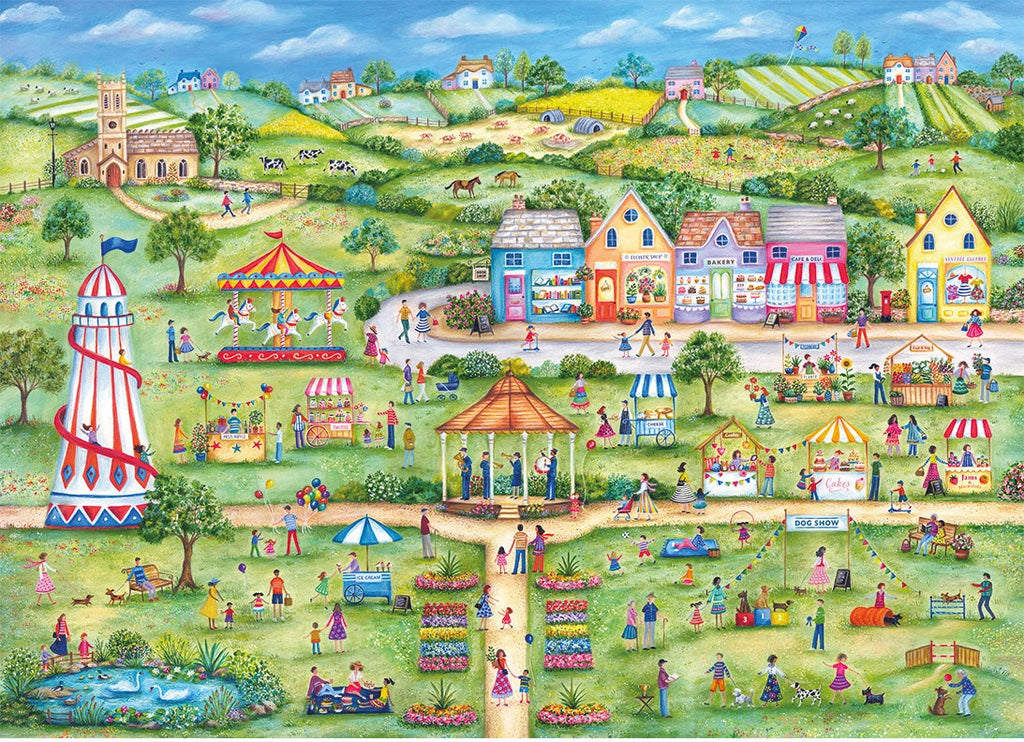Artwork: Celebrating Summer – 1000 Piece Jigsaw Puzzle (Gibsons)