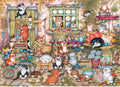 Artwork: Courtyard Cats – 1000 Piece Jigsaw Puzzle (Gibsons)