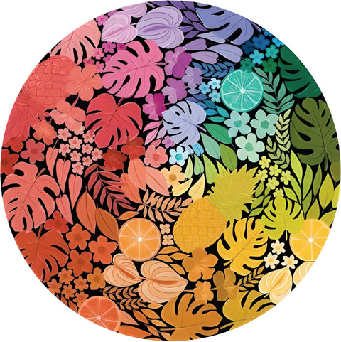 Artwork: Tropical Circular – 500 Piece Jigsaw Puzzle (Ravensburger)