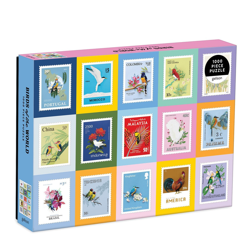 Box, turned right: Birds of the World – 1000 Piece Jigsaw Puzzle (Galison)
