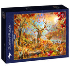 Animals In the Fall – 1000 Piece Jigsaw Puzzle (Bluebird)