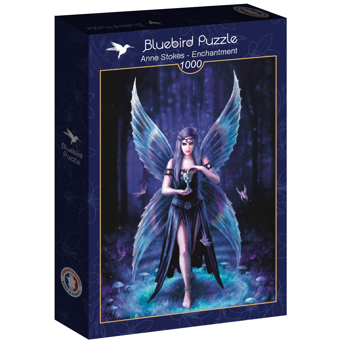 Bluebird - Anne Stokes - Enchantment - 1000 Piece Jigsaw Puzzle
