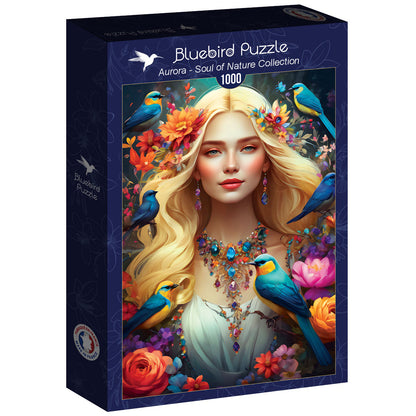 Bluebird - Aurora - Soul of Nature Collection - 1000 Piece Jigsaw Puzzle