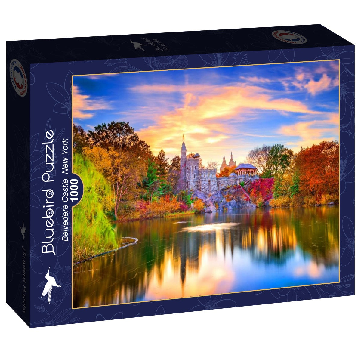 Bluebird - Belvedere Castle, New York - 1000 Piece Jigsaw Puzzle