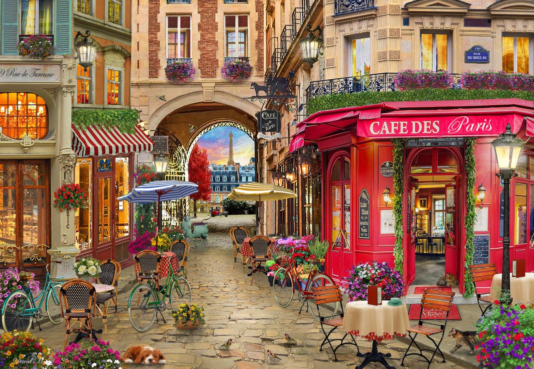 Bluebird - Cafe des Paris - 1000 Piece Jigsaw Puzzle