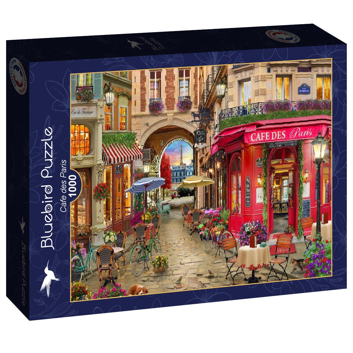 Bluebird - Cafe des Paris - 1000 Piece Jigsaw Puzzle