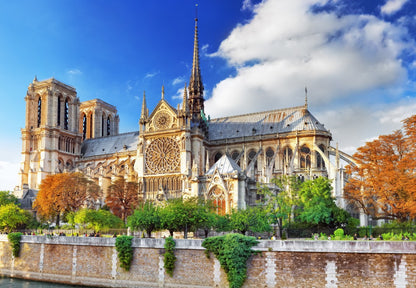 Bluebird - Cathédrale Notre-Dame de Paris - 1000 Piece Jigsaw Puzzle