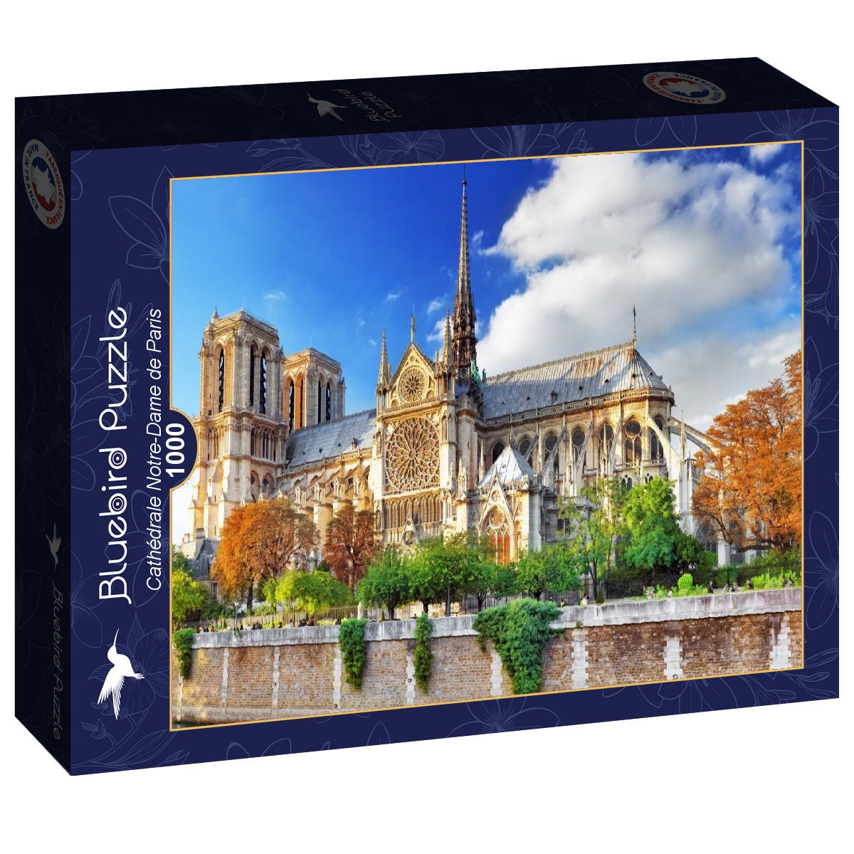 Bluebird - Cathédrale Notre-Dame de Paris - 1000 Piece Jigsaw Puzzle