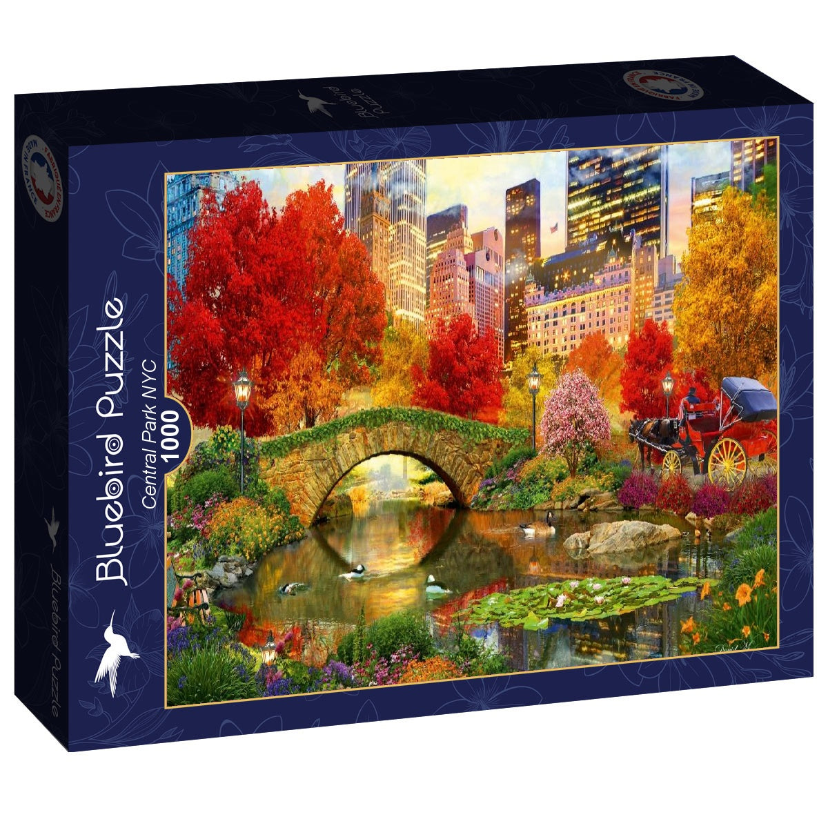 Bluebird - Central Park NYC - 1000 Piece Jigsaw Puzzle