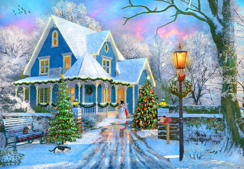 Christmas at Home – 500 Piece Jigsaw Puzzle (Bluebird)