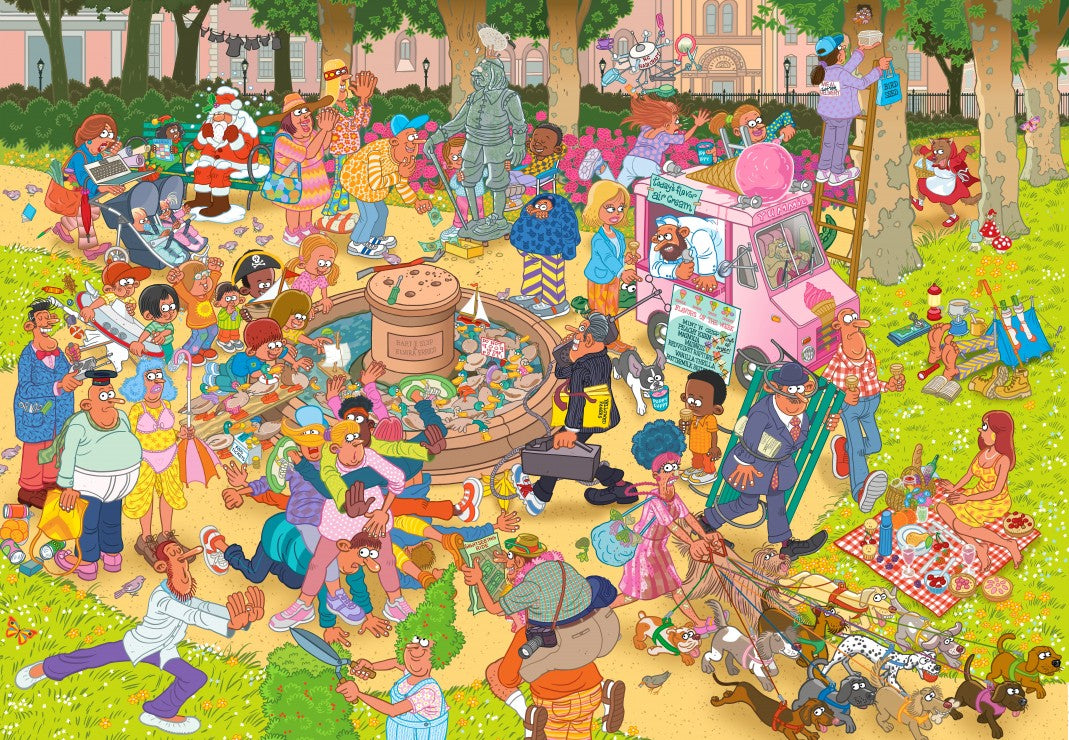 Chuckle Park – 1000 Piece Jigsaw Puzzle (Bluebird)