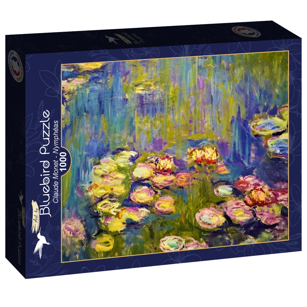 Nymphéas by Claude Monet – 1000 Piece Jigsaw Puzzle (Bluebird)