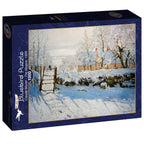 The Magpie, 1869 by Claude Monet – 1000 Piece Jigsaw Puzzle (Bluebird)