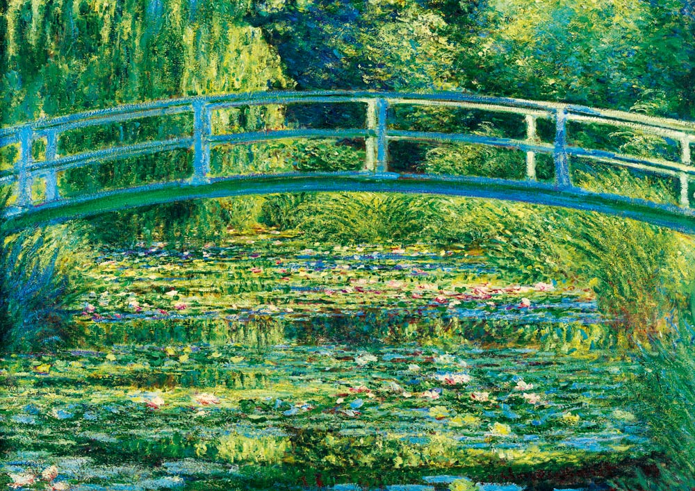 The Water-Lily Pond, 1899 by Claude Monet – 1000 Piece Jigsaw Puzzle (Bluebird)
