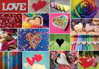 Love in Color by Collage – 1000 Piece Jigsaw Puzzle (Bluebird)
