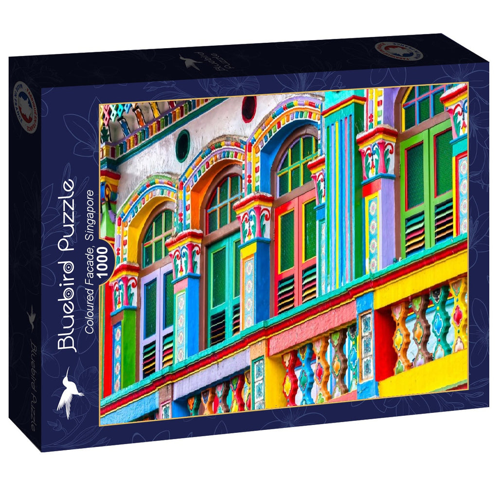 Coloured Facade, Singapore - 1000 Piece Jigsaw Puzzle (Bluebird Puzzle)