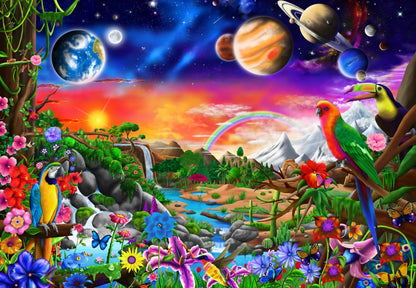 Bluebird - Cosmic Paradise - 1000 Piece Jigsaw Puzzle