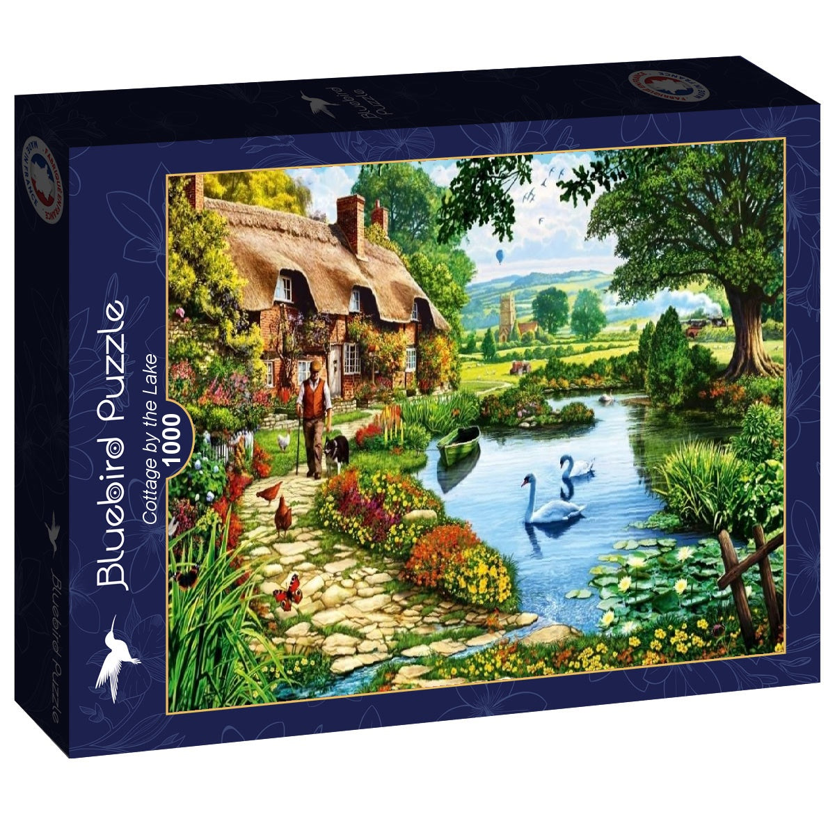 Bluebird - Cottage by the Lake - 1000 Piece Jigsaw Puzzle