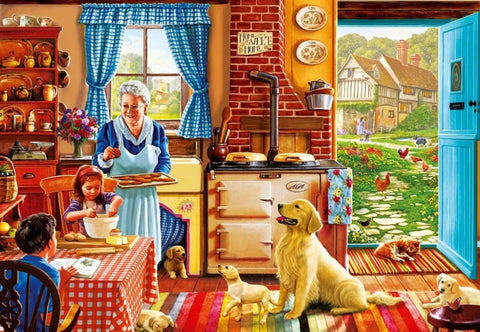 Cottage Interior – 1000 Piece Jigsaw Puzzle (Bluebird)