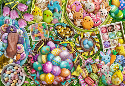 Easter Treats - 1000 Piece Jigsaw Puzzle (Bluebird Puzzle)