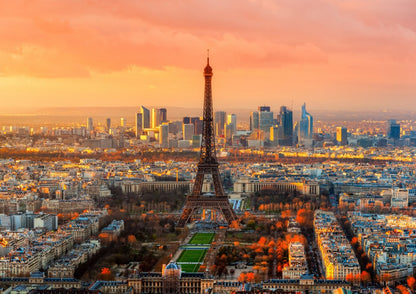 Bluebird - Eiffel Tower, Paris, France - 1000 Piece Jigsaw Puzzle
