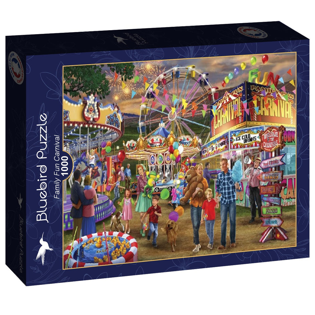Family Fun Carnival – 1000 Piece Jigsaw Puzzle (Bluebird)
