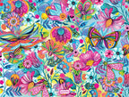 Fleurs et Papillons – 1000 Piece Jigsaw Puzzle (Bluebird)