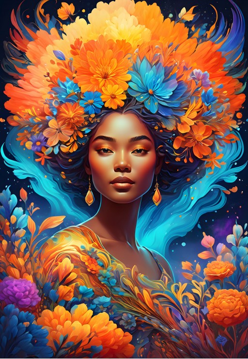 Flower Power - 1000 Piece Jigsaw Puzzle (Bluebird Puzzle)