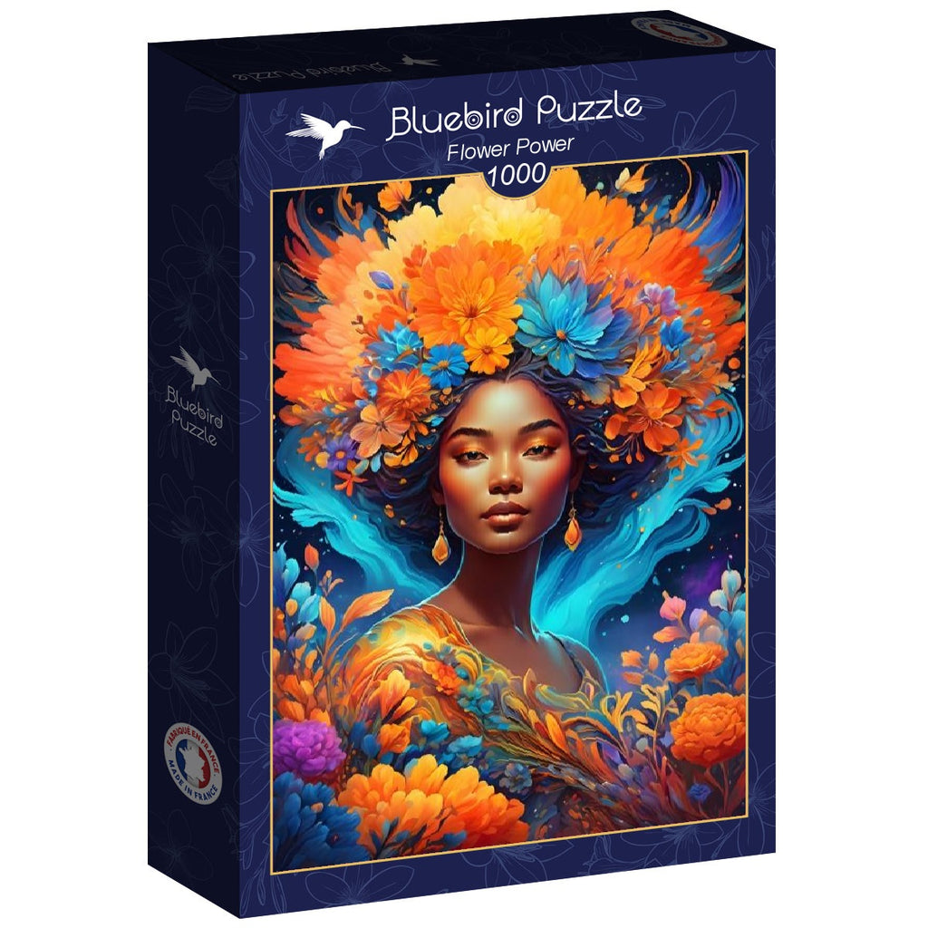 Flower Power - 1000 Piece Jigsaw Puzzle (Bluebird Puzzle)