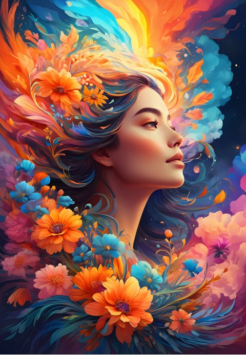 Flower Spirit - 1000 Piece Jigsaw Puzzle (Bluebird Puzzle)
