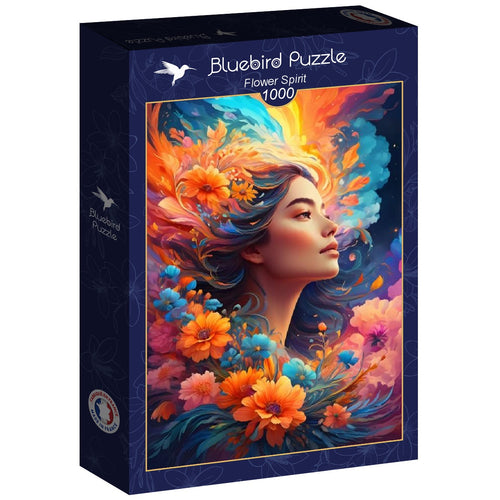 Flower Spirit - 1000 Piece Jigsaw Puzzle (Bluebird Puzzle) - Completed Puzzle