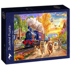 Following the Train - 1000 Piece Jigsaw Puzzle (Bluebird Puzzle)