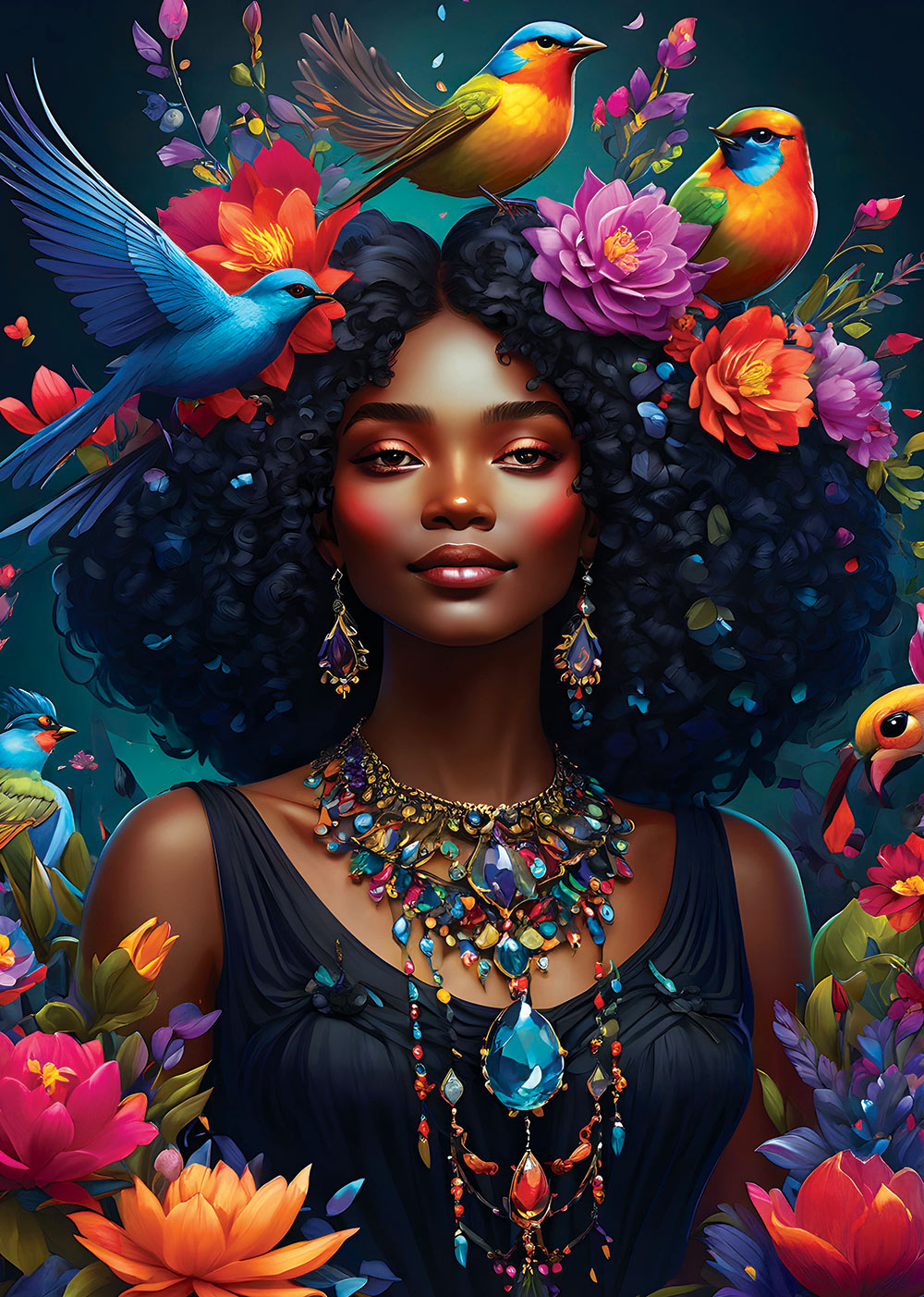 Soul of Nature Collection by Gaia – 1000 Piece Jigsaw Puzzle (Bluebird)