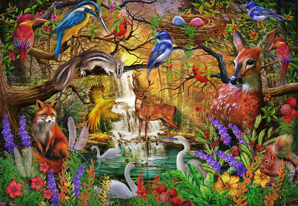 Golden Forest – 1000 Piece Jigsaw Puzzle (Bluebird)