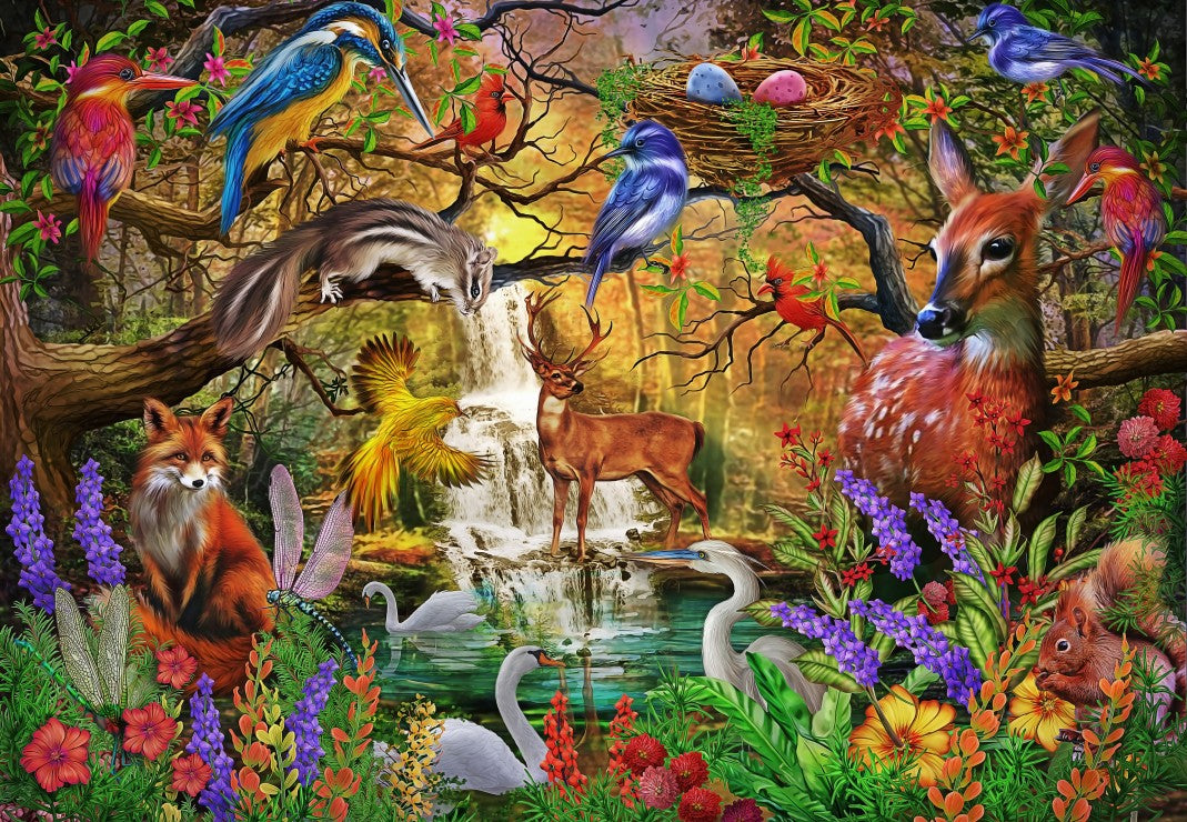 Golden Forest – 1000 Piece Jigsaw Puzzle (Bluebird)