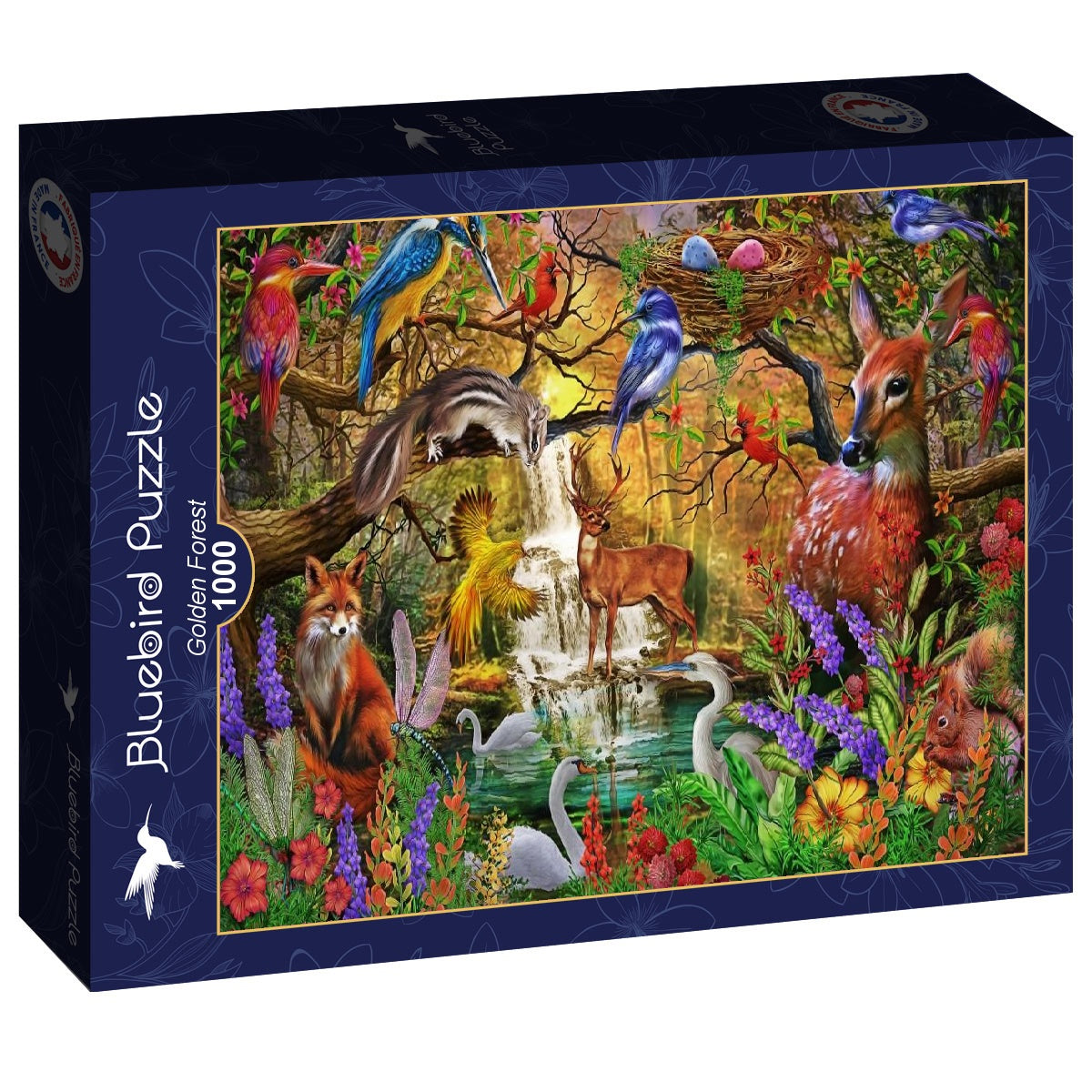 Golden Forest – 1000 Piece Jigsaw Puzzle (Bluebird)