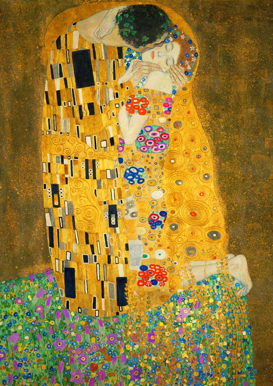 Bluebird - Gustave Klimt - The Kiss, 1908 - 1000 piece jigsaw puzzle