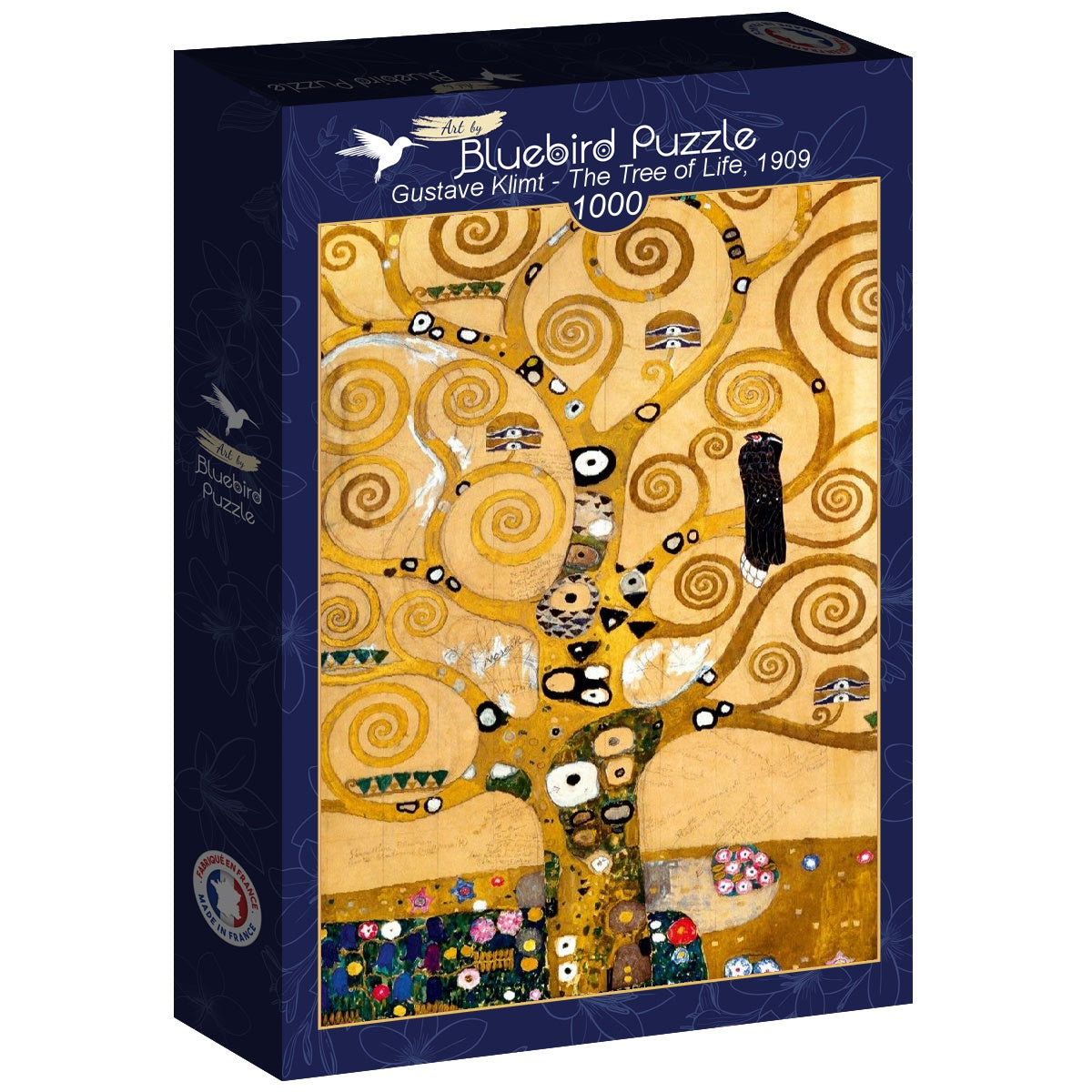 Bluebird - Gustave Klimt - The Tree of Life, 1909 - 1000 Piece Jigsaw Puzzle