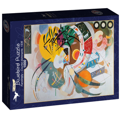 Bluebird - Kandinsky - Courbe dominante, 1936 - 1000 piece jigsaw puzzle