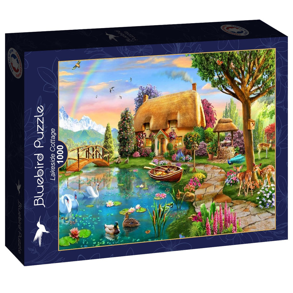 Lakeside Cottage – 1000 Piece Jigsaw Puzzle (Bluebird)